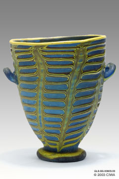 Polychrome glass cup, Dyn 18 
